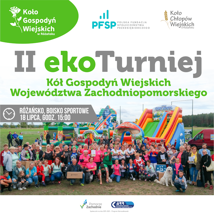 Plakat informacyjny turniej KGW w Różańsku