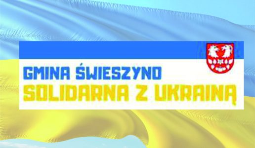 Gmina Świeszyno solidarna z Ukrainą