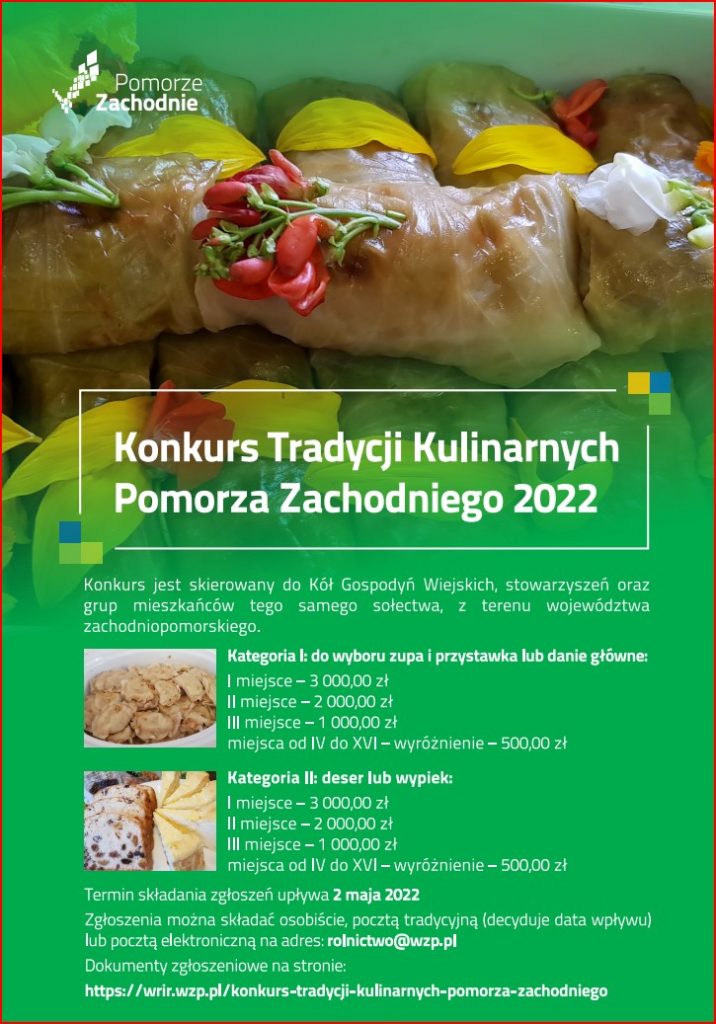 plakat konkurs tradycji kulinarnych 2022