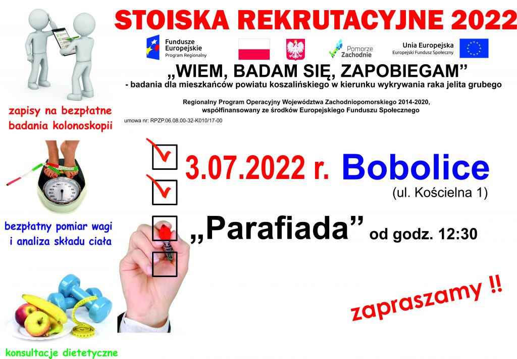 plakat stoiska rekrutacyjne 2022_Bobolice