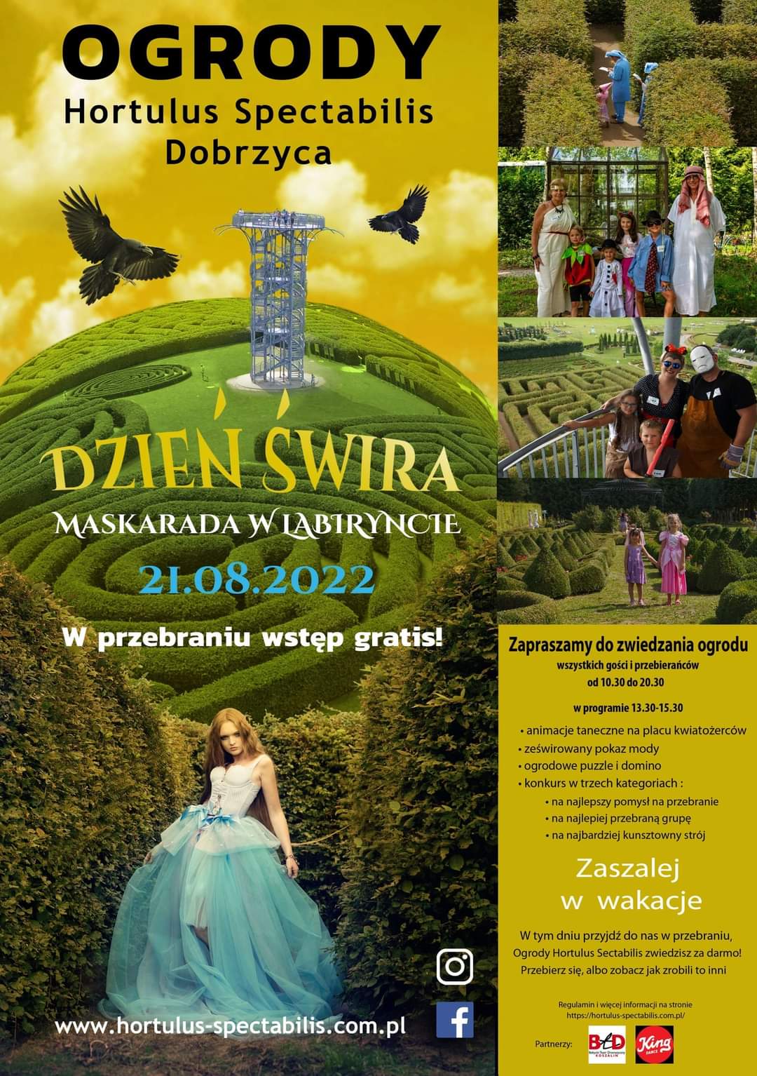 Ogrody Hortulu Spectabilis w Dobrzycy zapraszają na Dzień Świra w dniu 21 sierpnia 2022