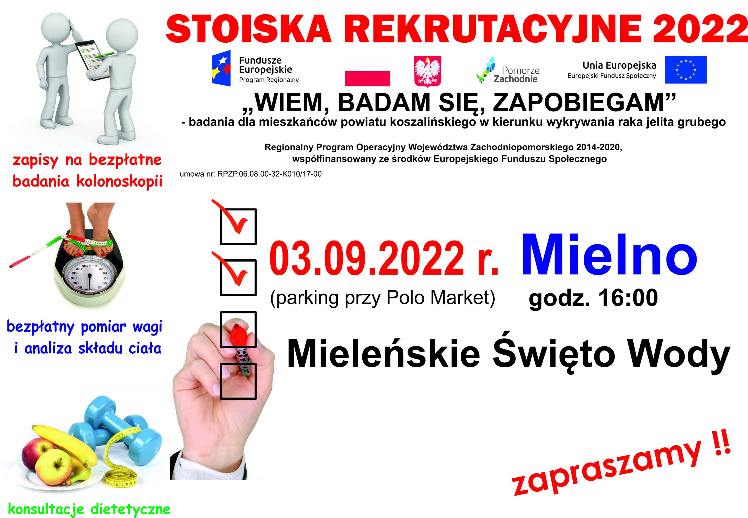 plakat stoiska rekrutacyjne 2022_Mielno