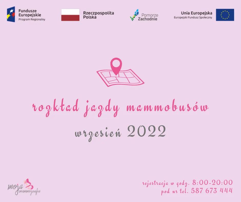 Mammobusy na terenie powiatu koszalińskiego rozkład jazdy we wrześniu 2022