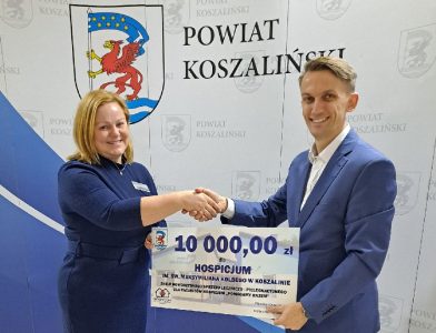 Powiat wspiera Hospicjum w Koszalinie