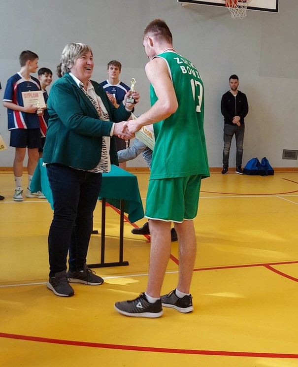turniej koszykówki chłopców w Boninie