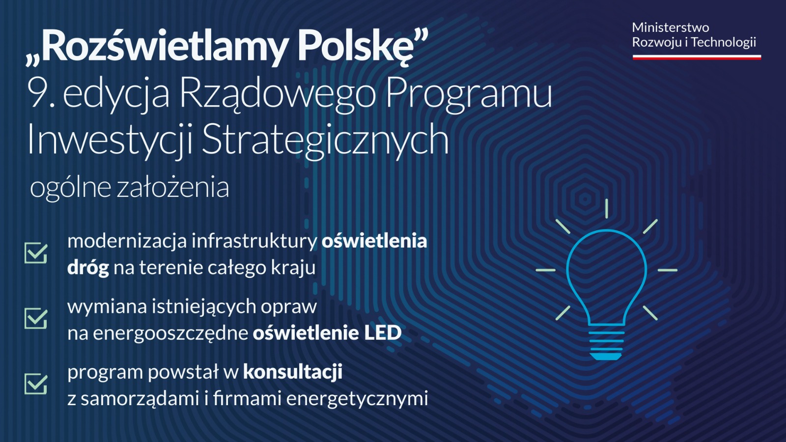 baner prowadzący do programu rozświetlamy Polskę