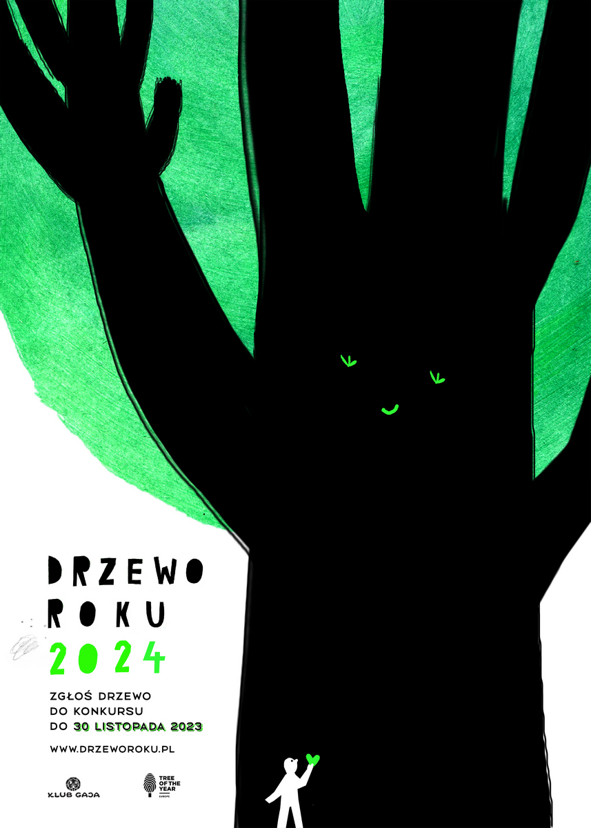 plakat Konkurs Drzewo Roku Klubu Gaja