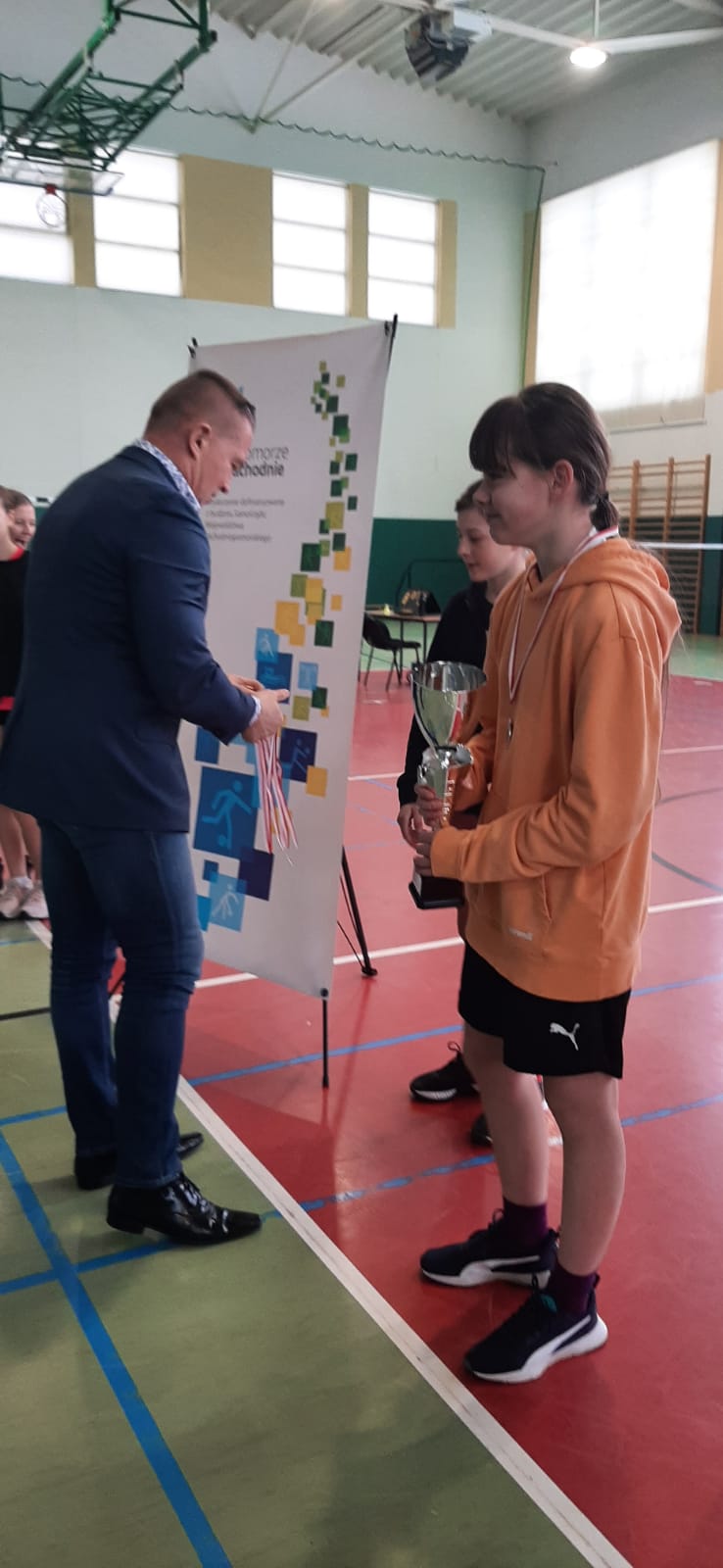 Igrzyska Młodzieży Szkolnej chłopców i dziewcząt w badmintona 6.12.2023 Trzcińsko Zdrój