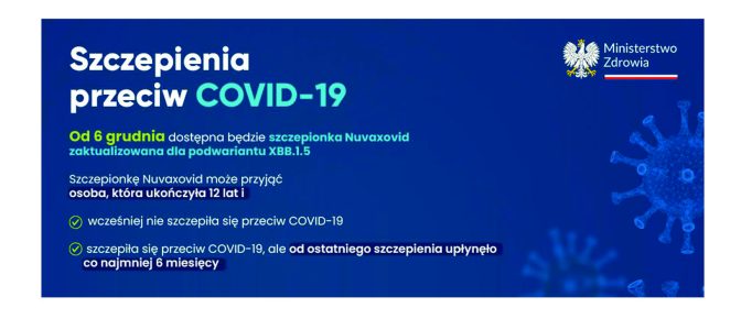 Informacja o szczepieniach przeciw Covid-19