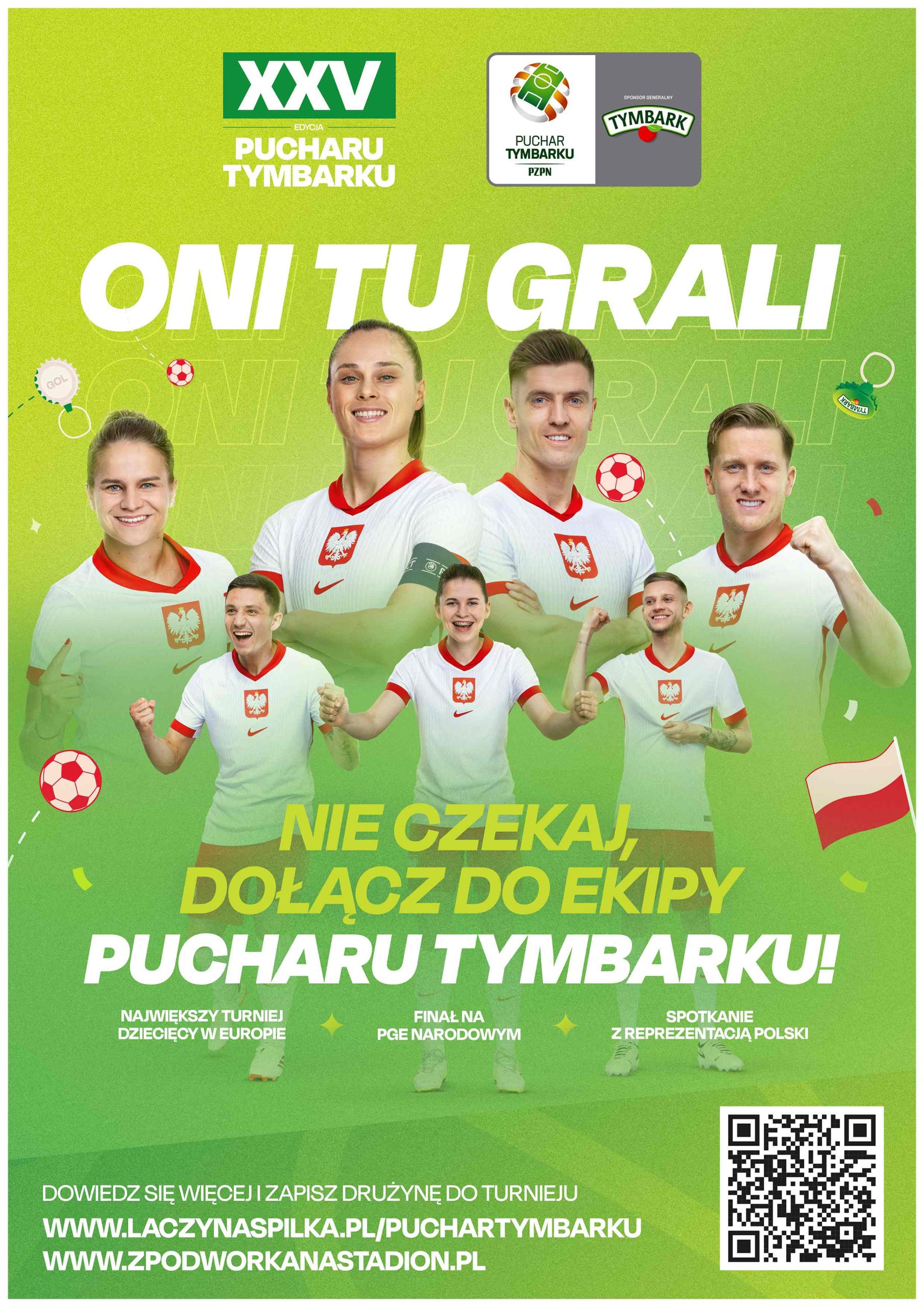 plakat zapraszający do XXV edycji Pucharu Tymbarku