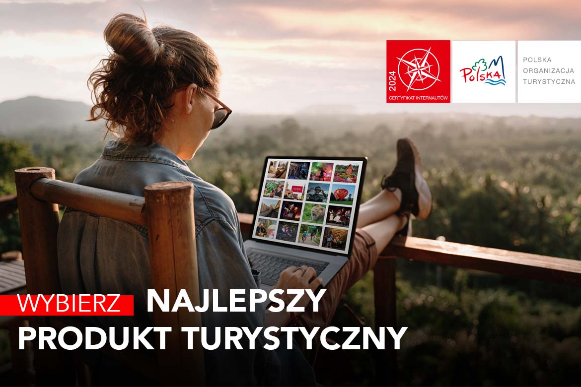 wybierz najlepszy produkt turystyczny plakat