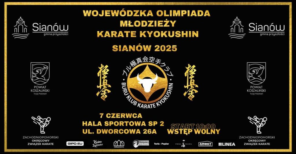 Wojewódzka Olimpiada Młodzieży w Sianowie 7 czerwca 2025_baner