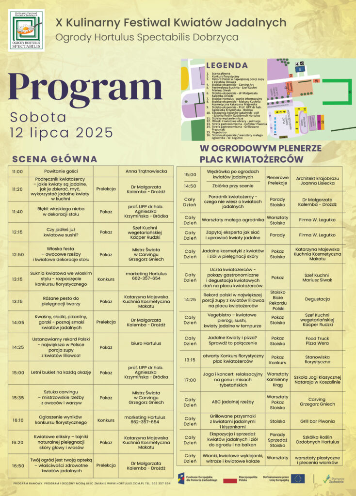 Program wydarzenia 12 lipca 2025_sobota