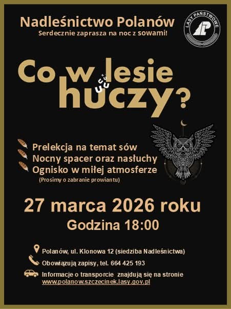 Noc z sowami w Polanowie 27 marca 2026